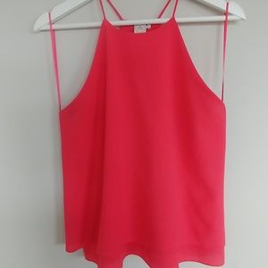 Paper Crane Pink Racer Back Tank